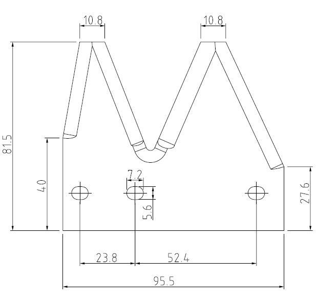 Agricultural machinery parts for combine harvester twin knife sections H163131, H153329(图9)
