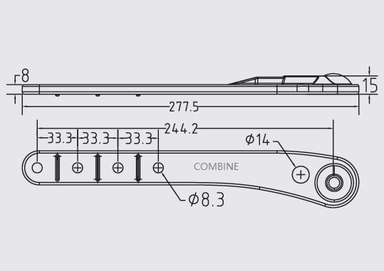 AH121075 cutting platform sickle drive head fits(图12)