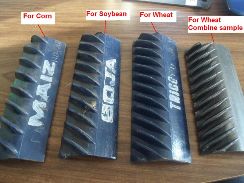 rasp bar used combine harvester