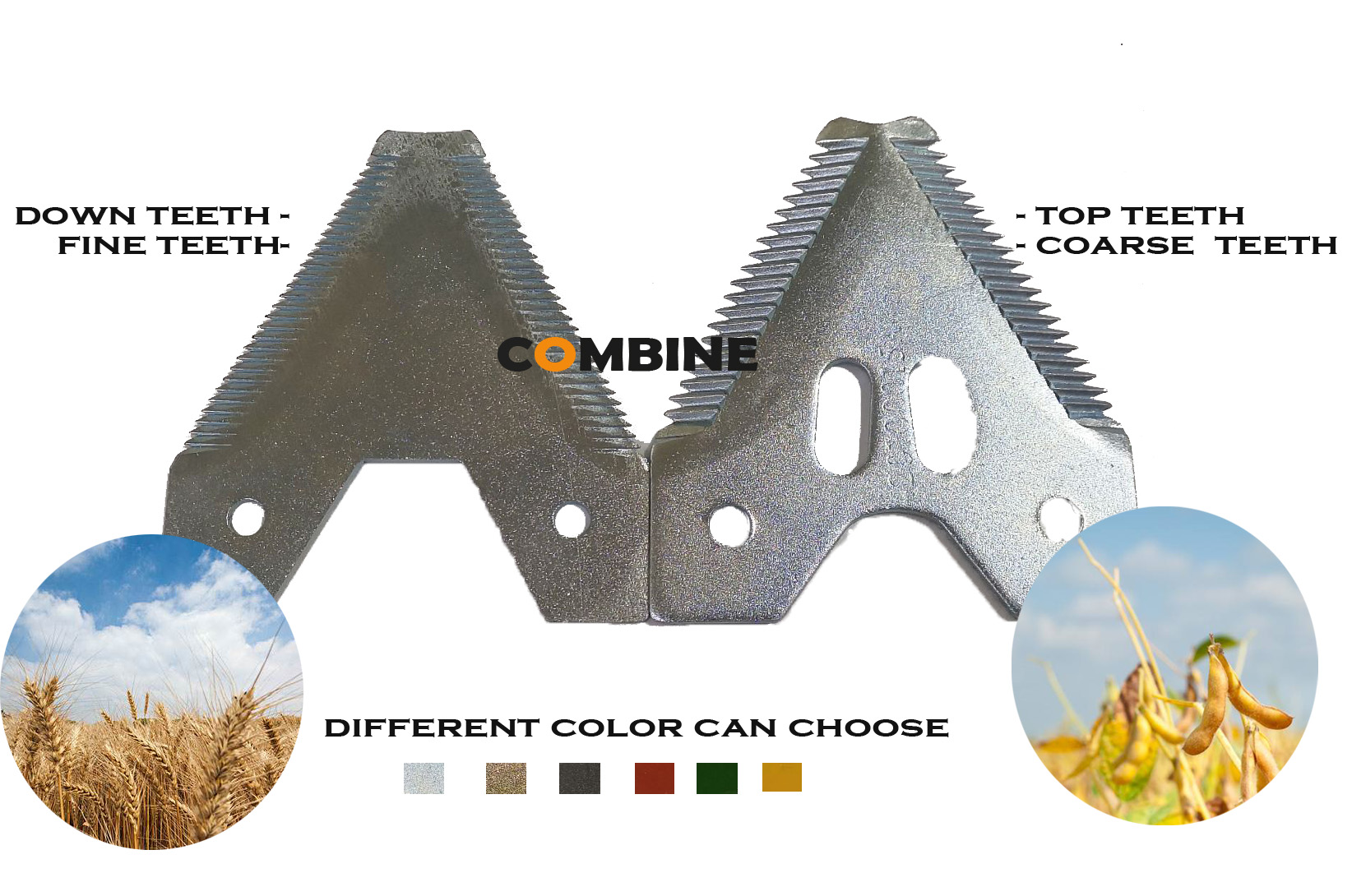 Agricultural Spare combine harvester blade knife section(图3)