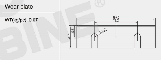Cutter bar Steel Wear Plate for combine harvester(图15)