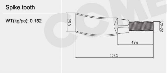 H132057 Spike combine Tooth Cylinder NEW Aftermarket(图13)