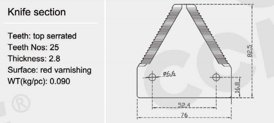 4A1090 combine harvester machinery cutting system(图3)