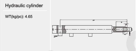 AH115398 Harvester Parts Of Hydraulic Cylinder(图5)