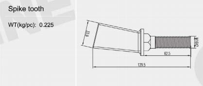 H132057 Spike combine Tooth Cylinder NEW Aftermarket(图9)